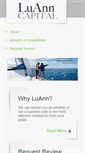 Mobile Screenshot of luanncapital.com